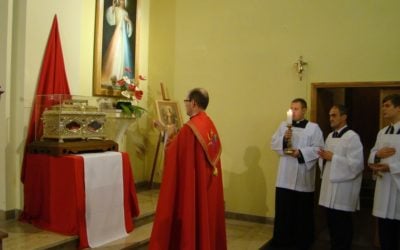805. Relikwie św. Wiktorii w Seminarium